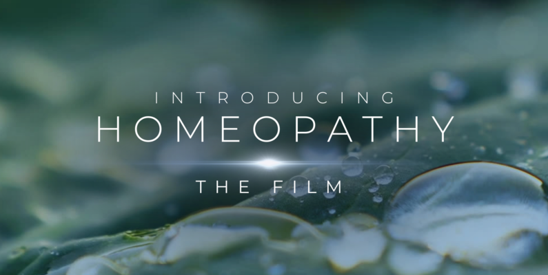 ‘Introducing Homeopathy’ The Film   –  virtual streaming tickets available NOW